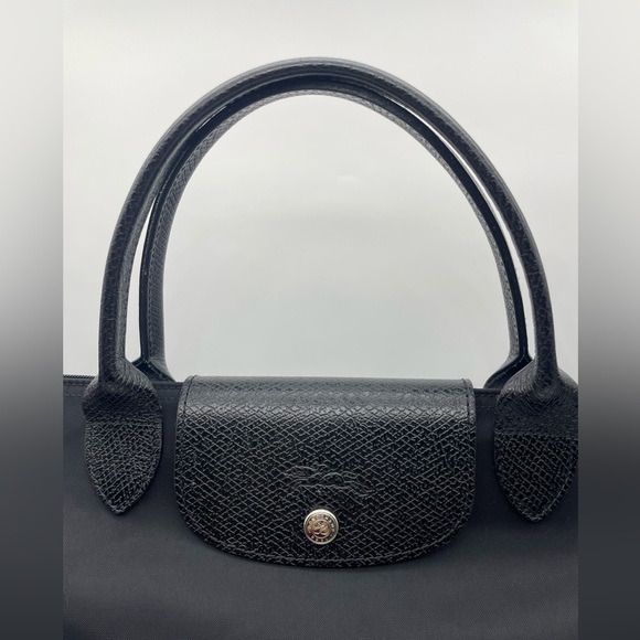 Longchamp Le Pliage Green Medium Top Handle Folding Tote Bag - Picture 3 of 11